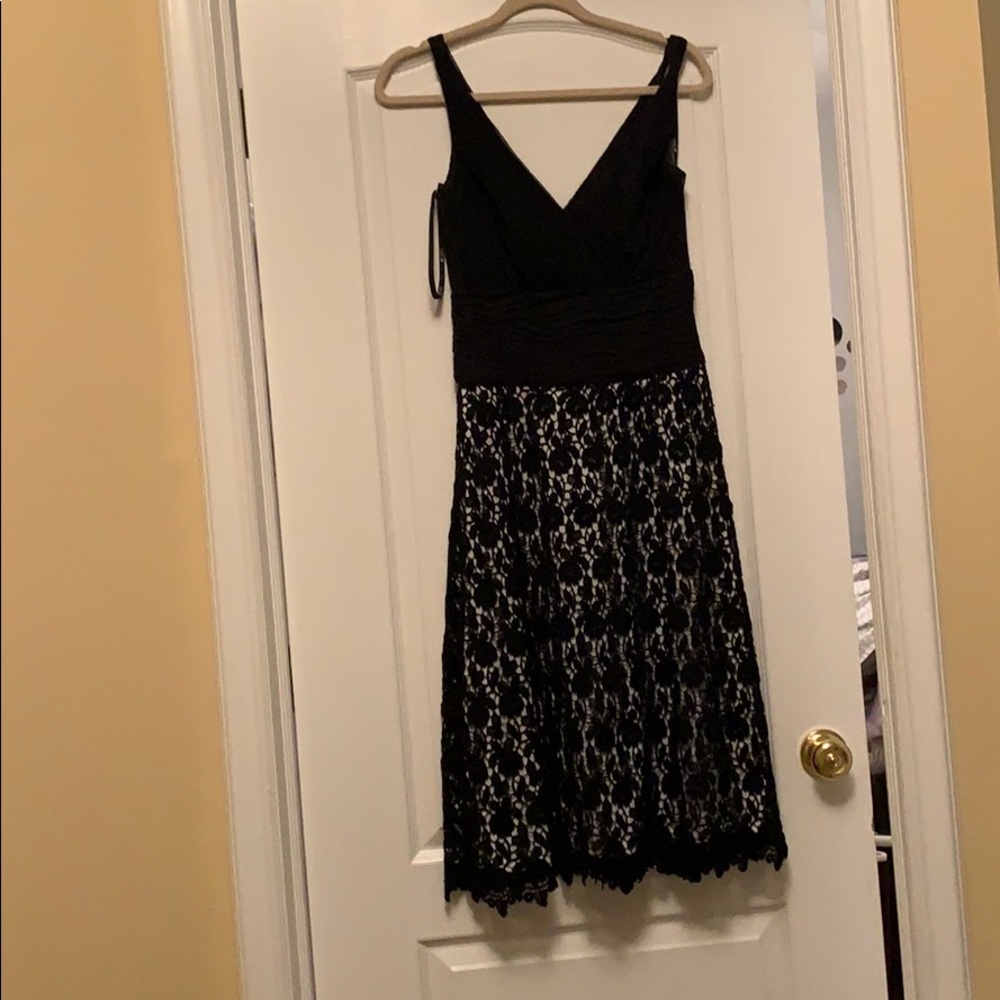 V Neck Lace Dress
